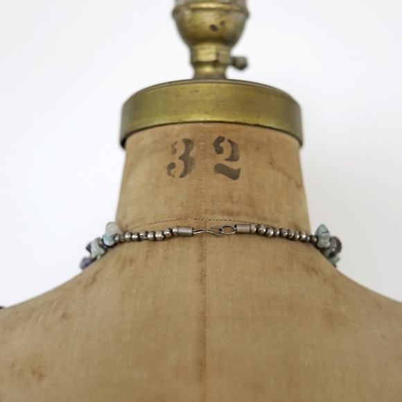 VINTAGE BOHEMIAN One of a kind multi-stone art necklace! - Picture 4 of 4